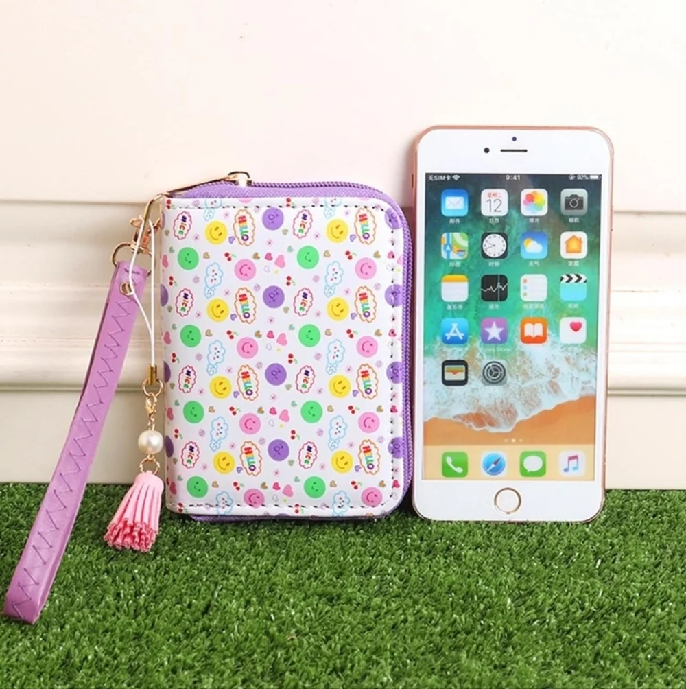 Colorful Kids Wallet with Wrist Strap